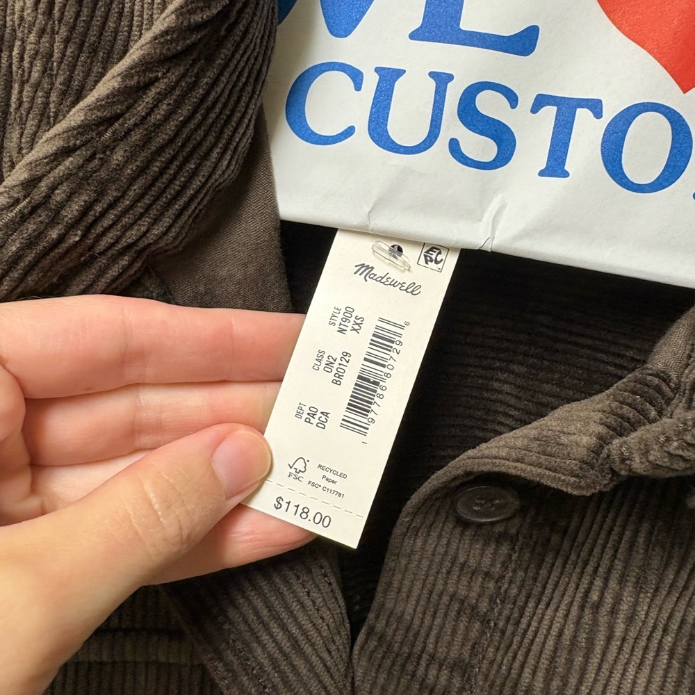 Madewell Corduroy Relaxed Shirt Jacket - Picture 6 of 9